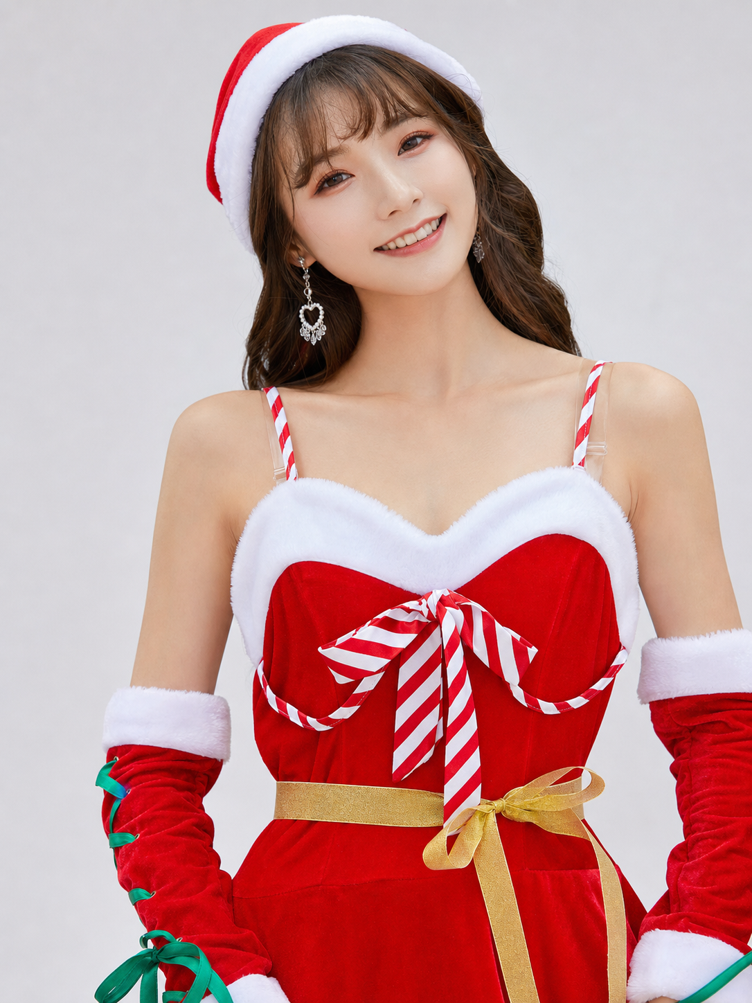 New Year's Carnival Costume Dress with Bows