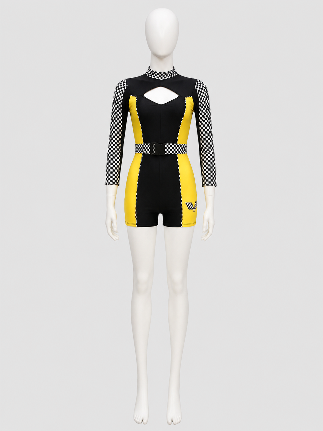 Long-Sleeve Racing-Style Romper product detail 2