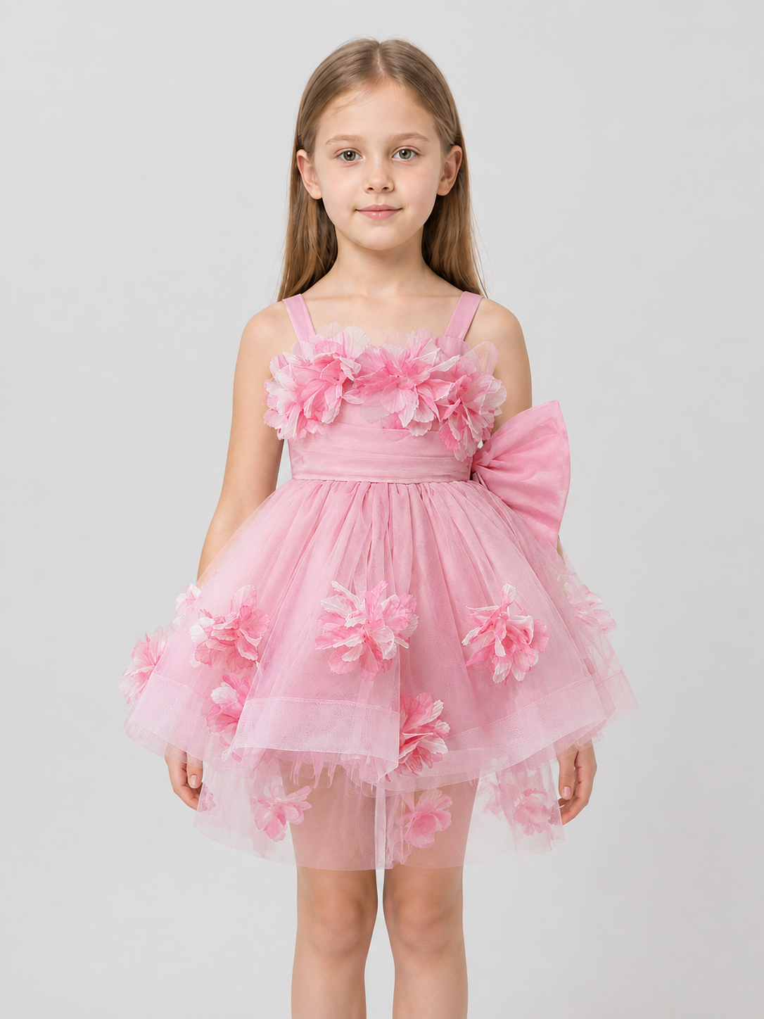 Princess Dress with a Full Skirt L6162 for Banquets Costume Dresses detail 3
