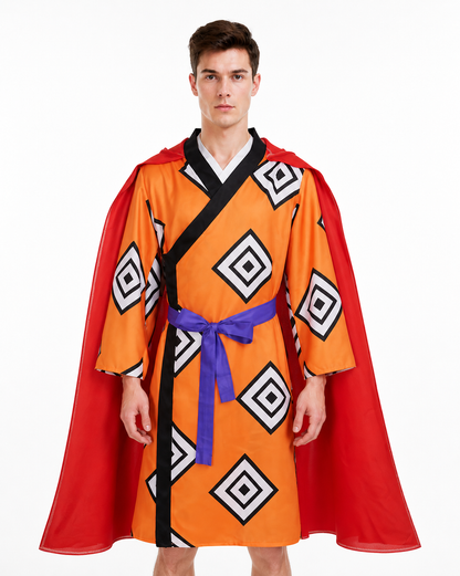 One Piece Cosplay Costume with Cape and Belt Costume Capes detail 2