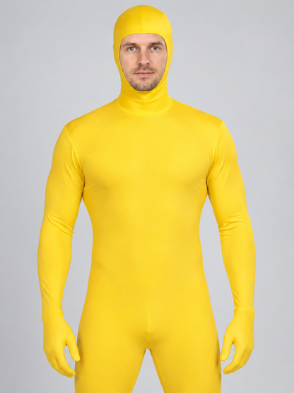Yellow Milk Silk Cosplay Jumpsuit Costume