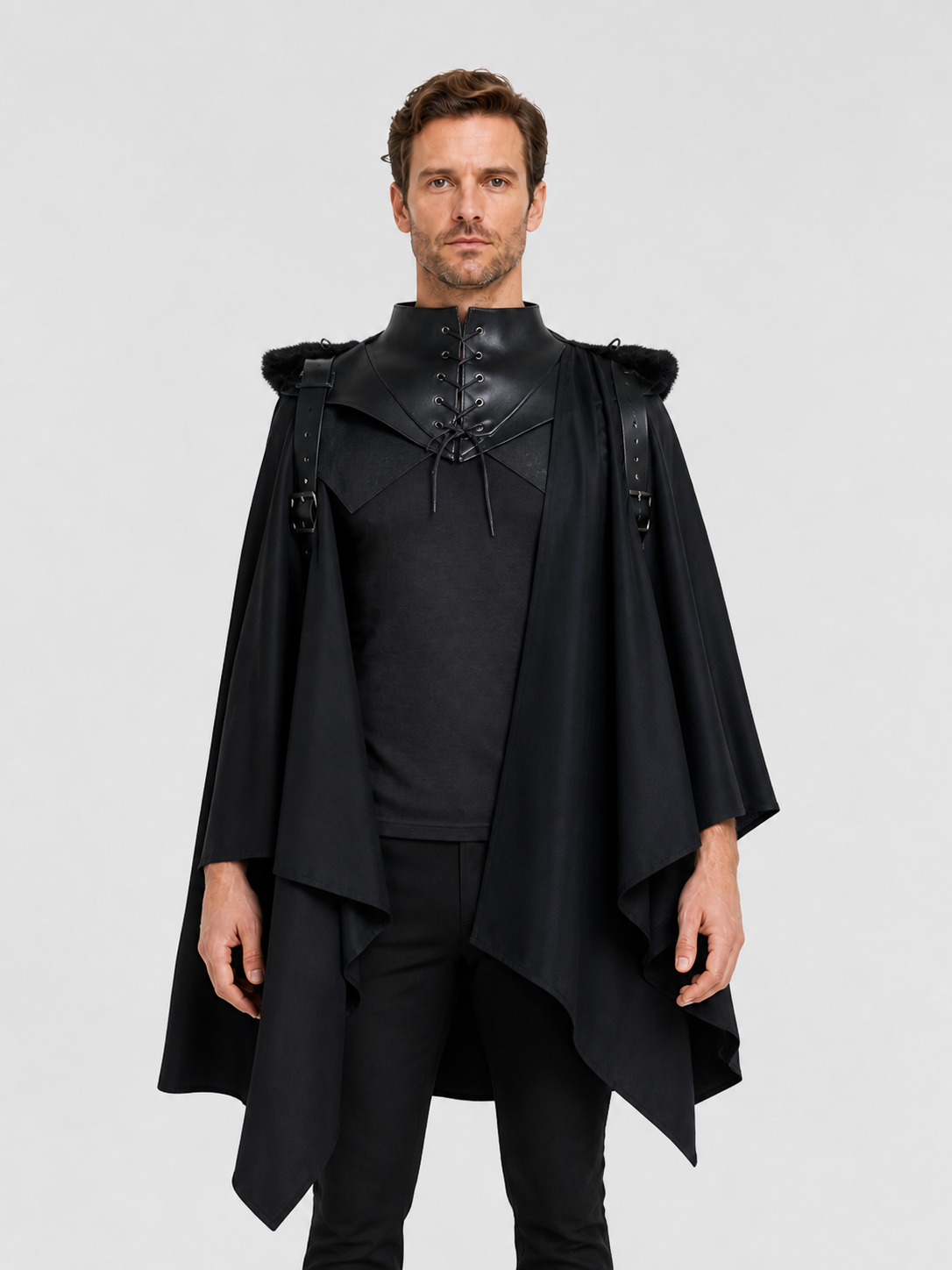 Black Death Cloak for Halloween, Vampire Costume Costume Capes detail 3