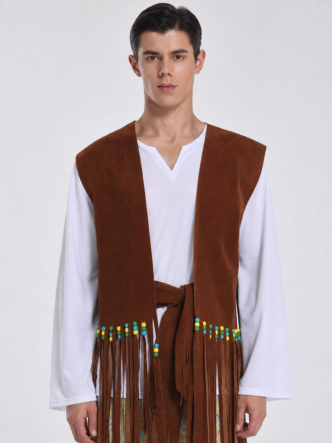 Retro Stage Costume with Vest and Pants