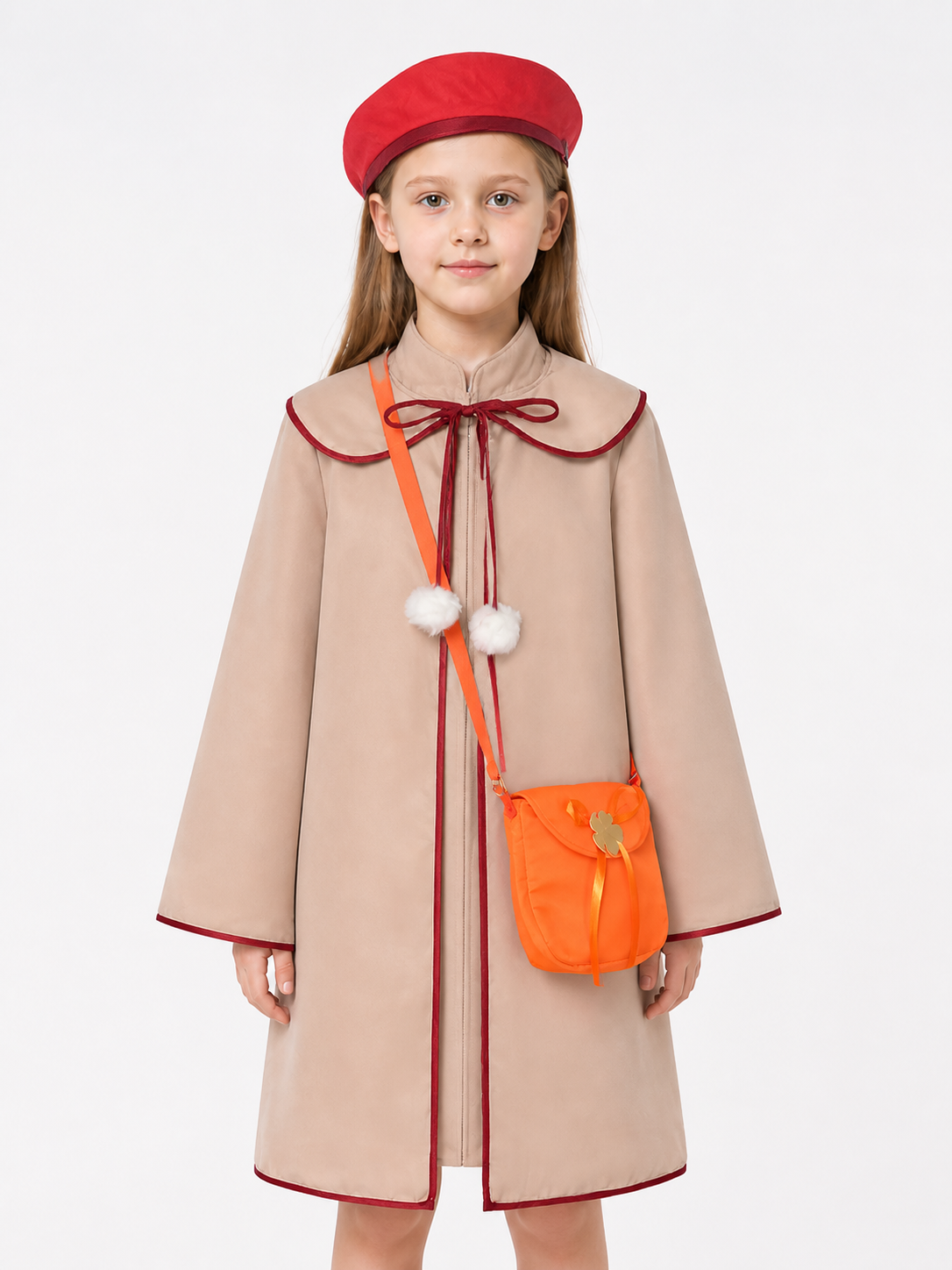 Anya Cosplay Costume: Coat, Dress, Hat, and Bag Costume Dresses detail 2