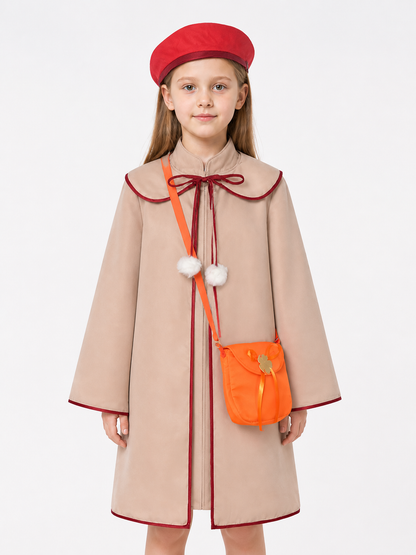 Anya Cosplay Costume: Coat, Dress, Hat, and Bag Costume Dresses detail 2