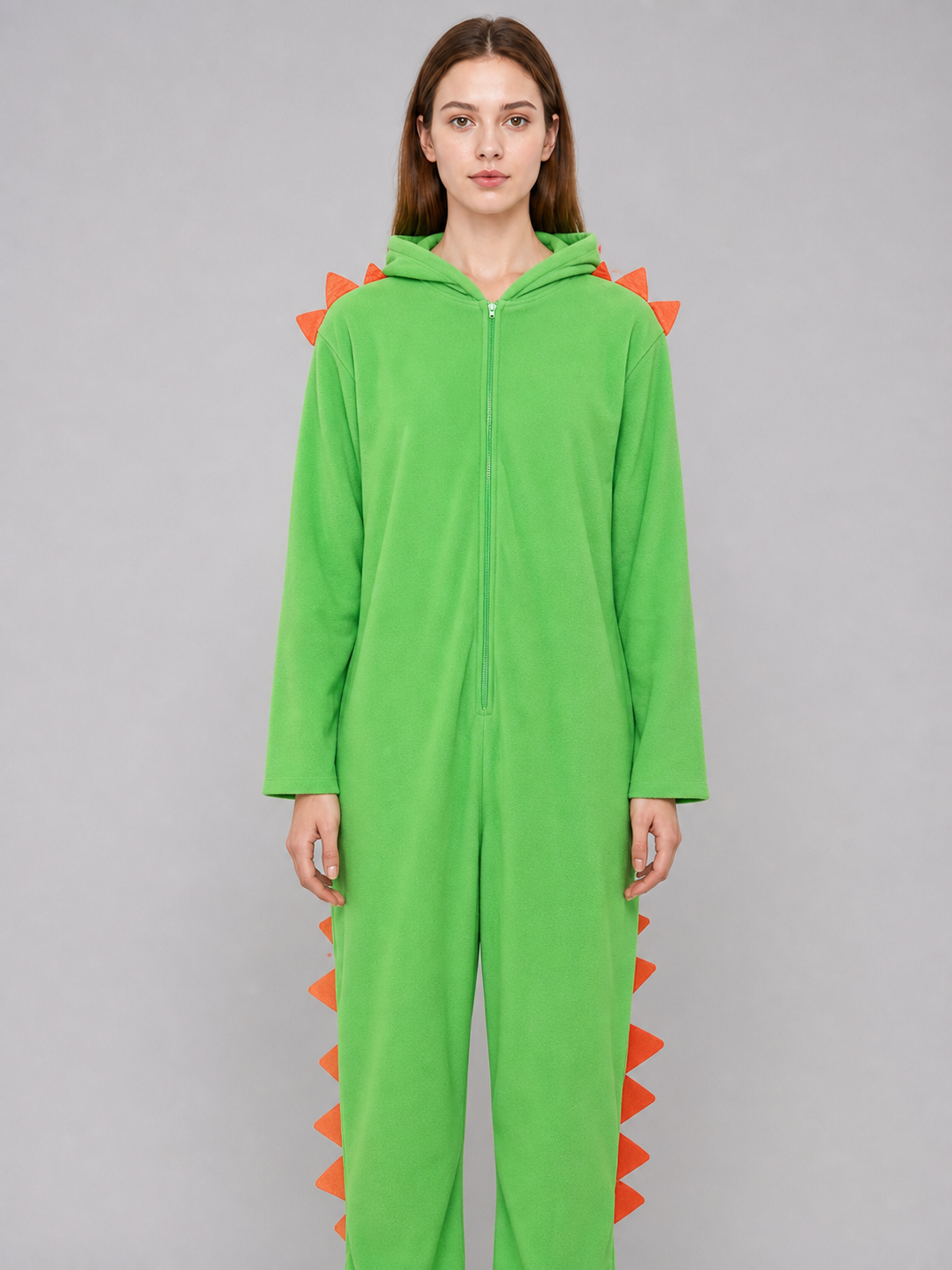 Green Hooded Dinosaur Costume