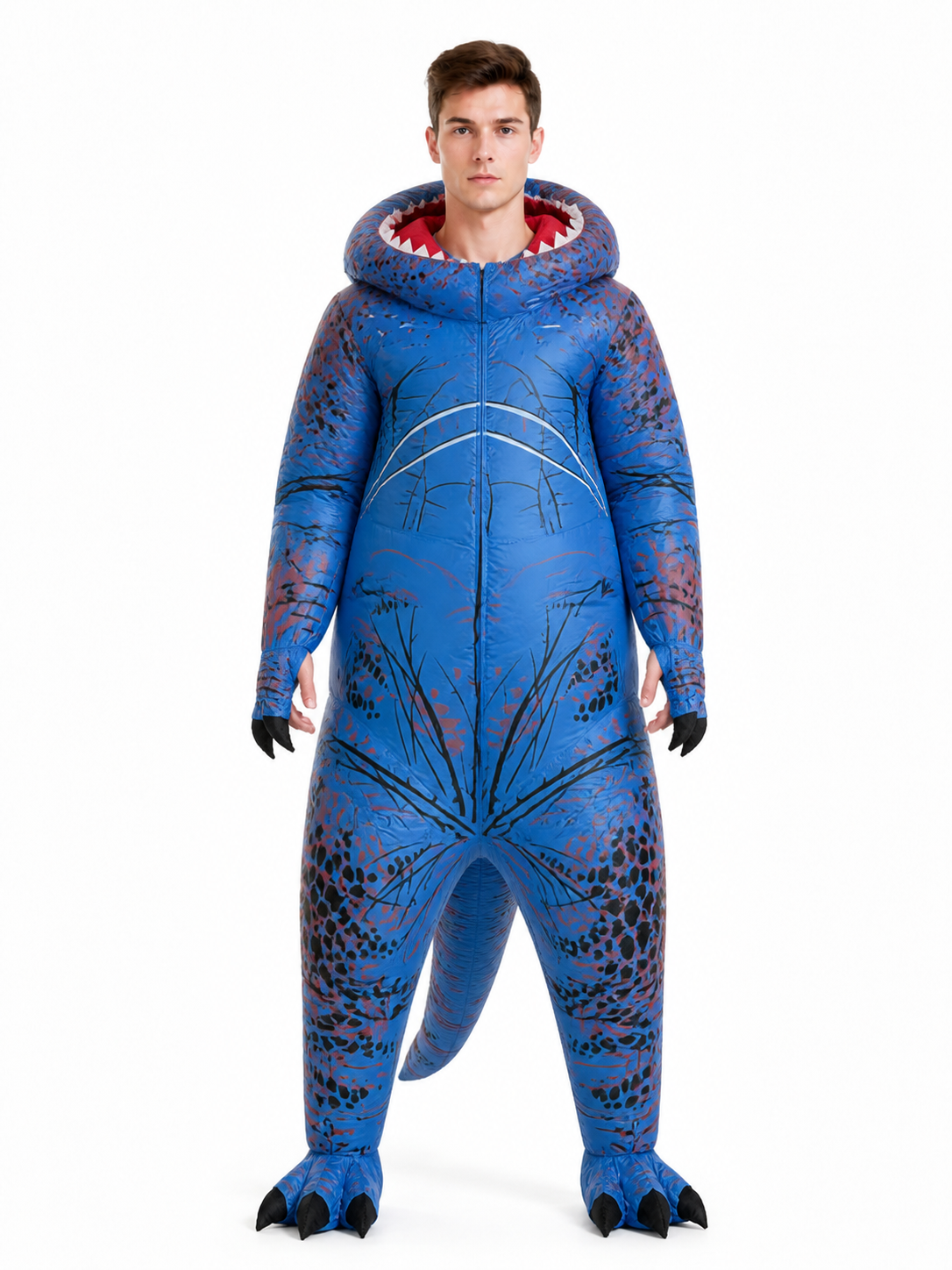 Dinosaur Jumpsuit with Open Mouth and Long Tail product detail 3