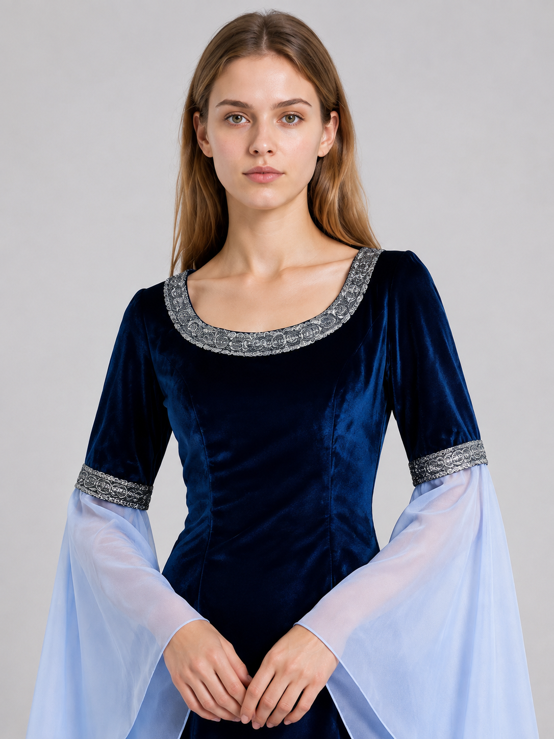 Medieval Lace-Up Cosplay Dress Costume Dresses detail 2