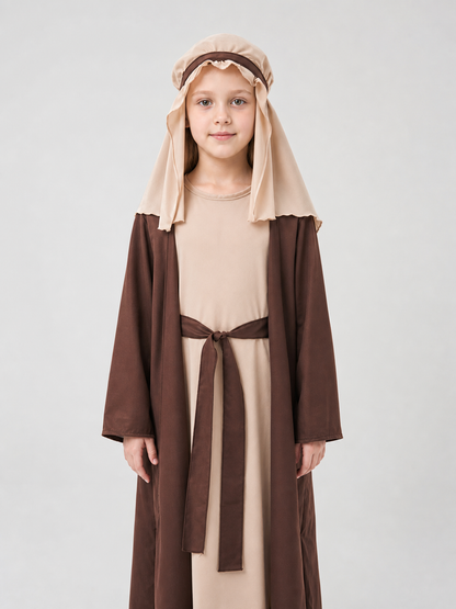 Biblical Elder Costume with Robe and Beard