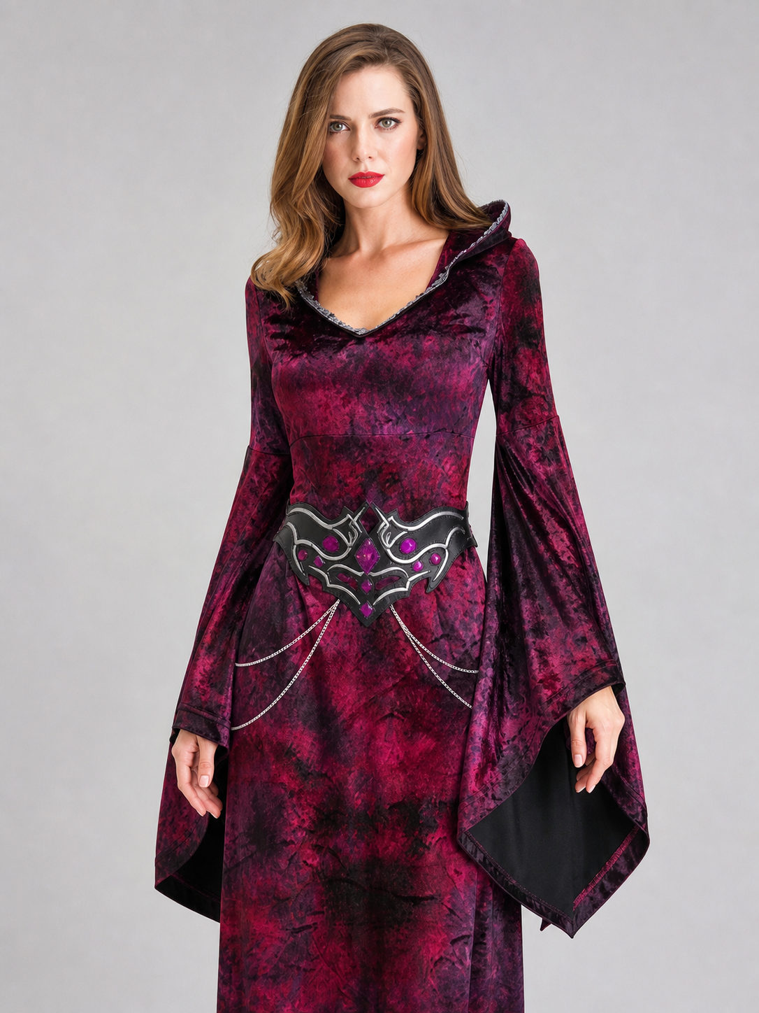 Hooded Vampire Costume, Gothic Outfit