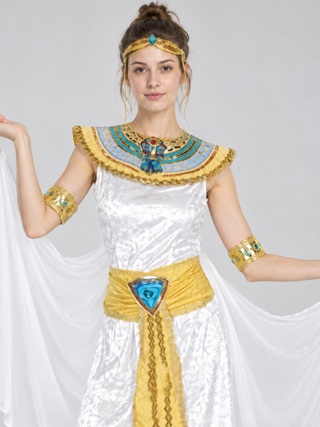 Ancient Egyptian Style Draped Carnival Costume