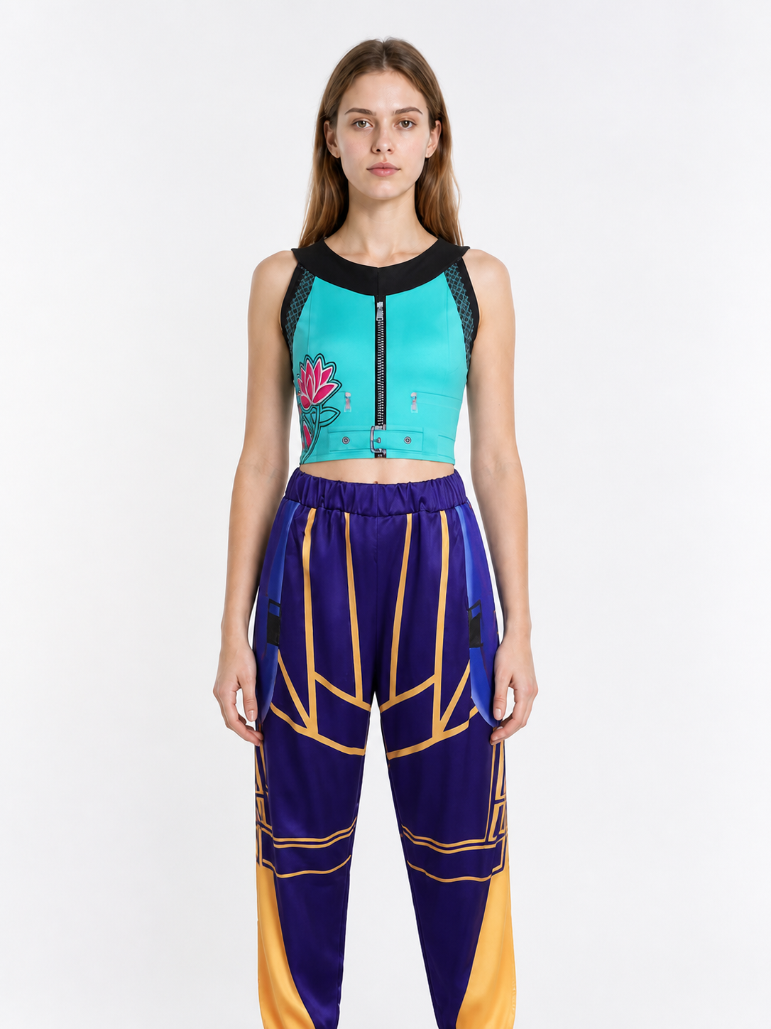 Character Cosplay Costume, Top and Pants Costumes detail 3