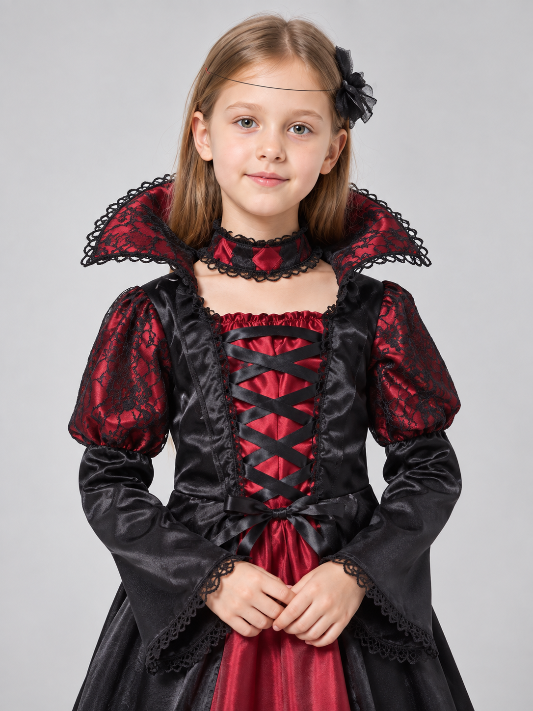 Girls' Vampire Costume Dress Costume Dresses detail 2