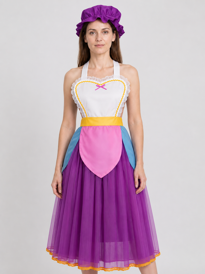 Beauty and the Beast Cosplay Costume: Dress and Apron Costume Dresses detail 3