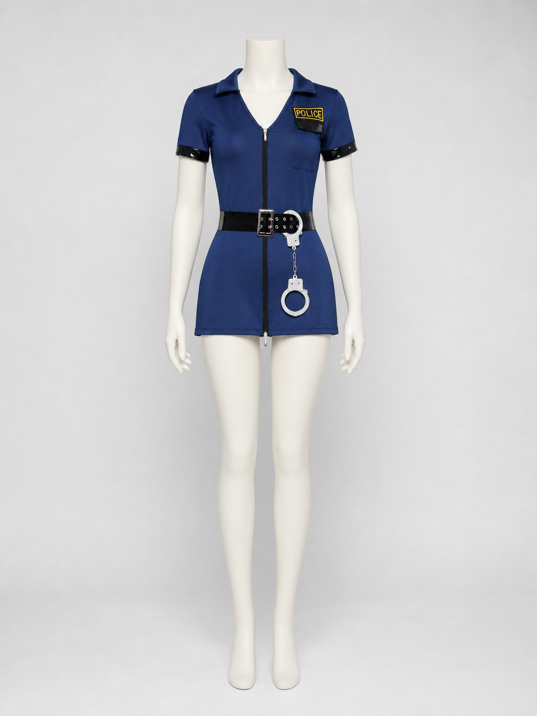 Police Costume with Shorts for Halloween Cosplay