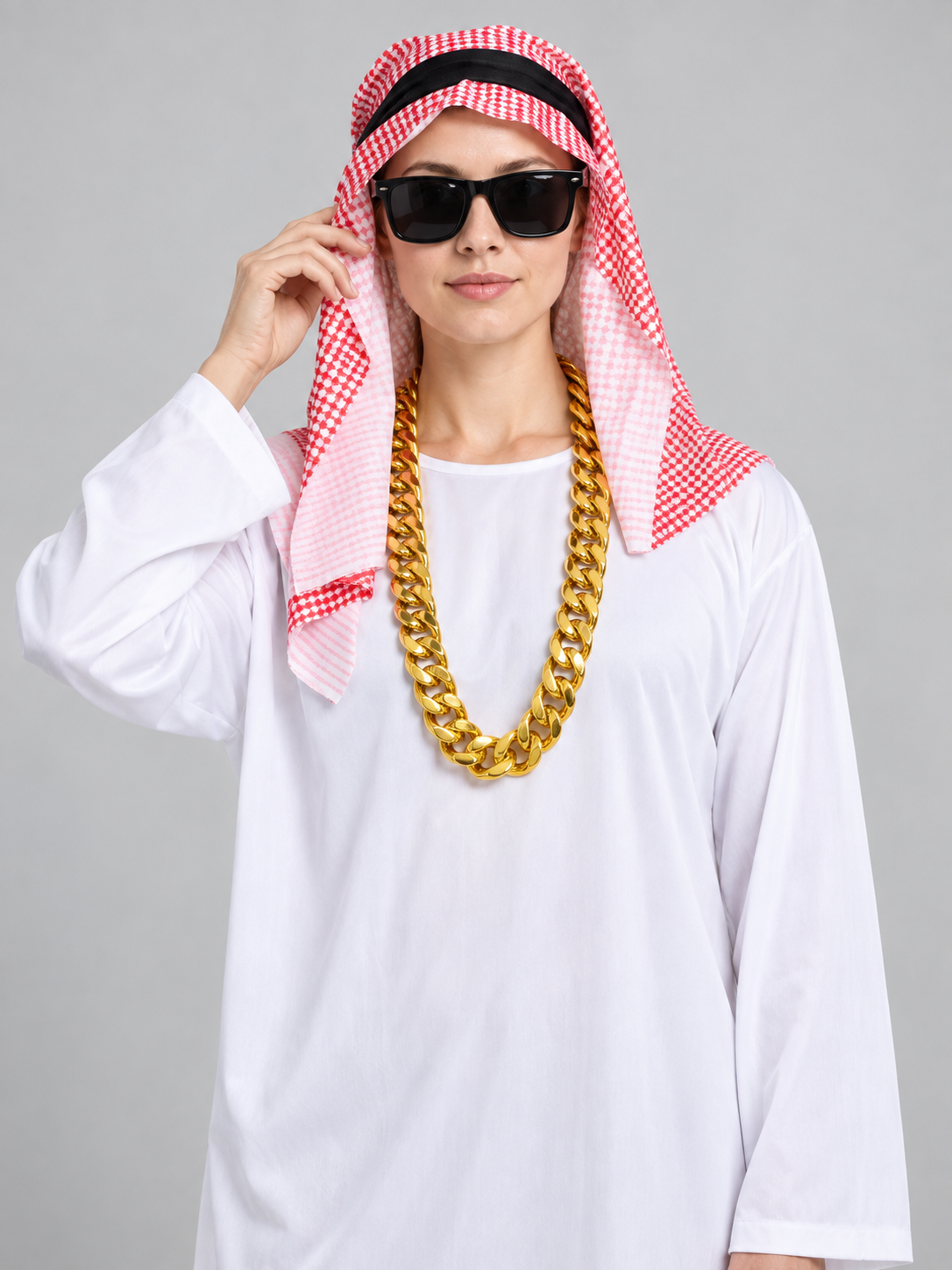 Arabic-Style Carnival Costume with Chain Costumes detail 2