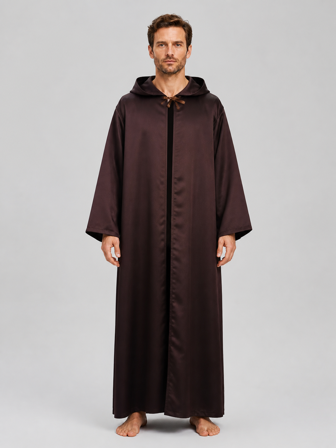 Hooded Jedi Cloak for Cosplay and Halloween Costume Capes detail 2