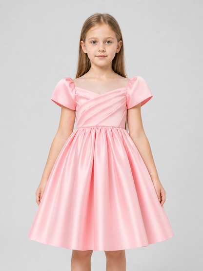 Festive princess dress with a full skirt and sleeves Costume Dresses detail 3