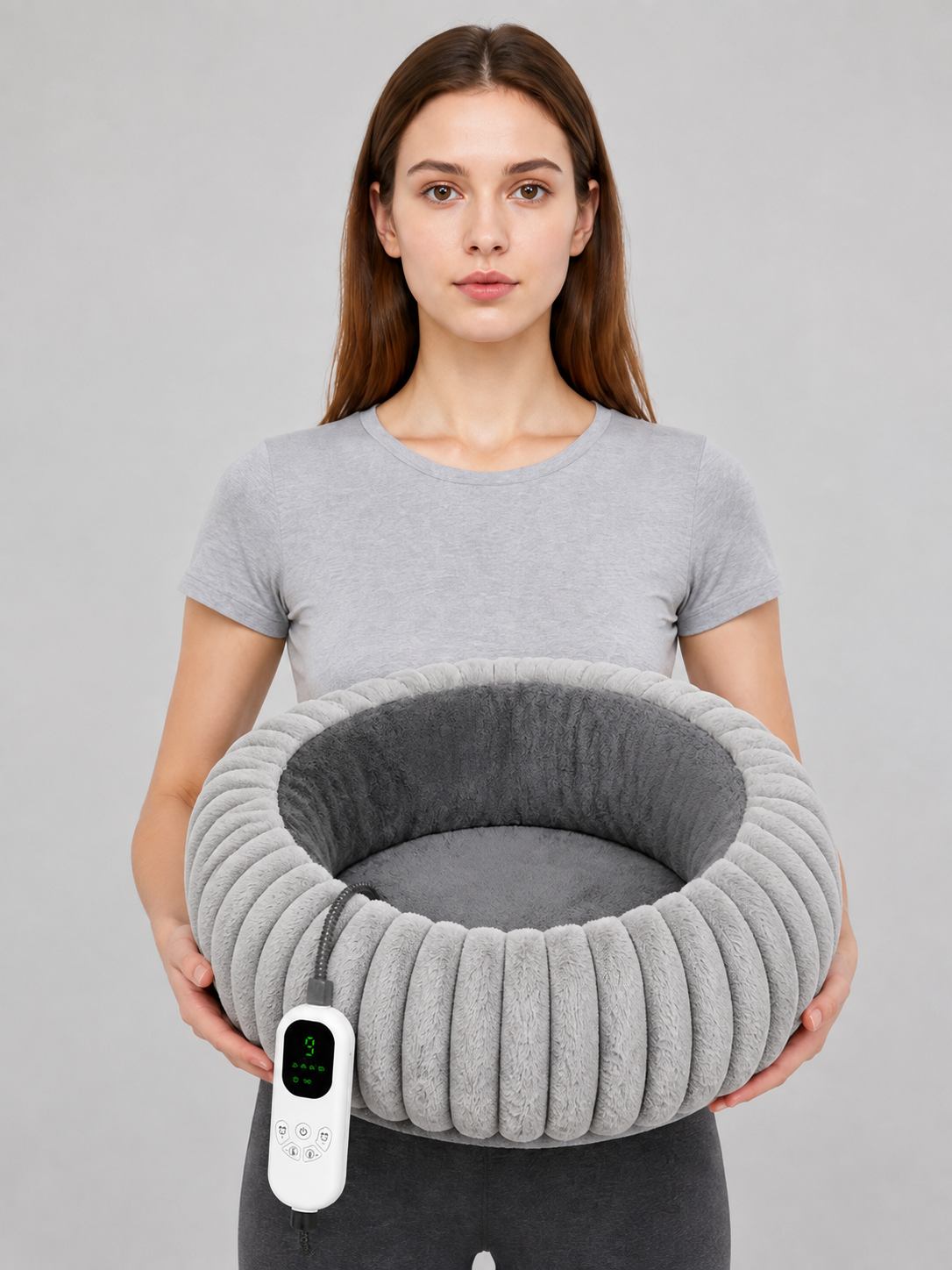 Heated Pet Bed, Gray product detail 2
