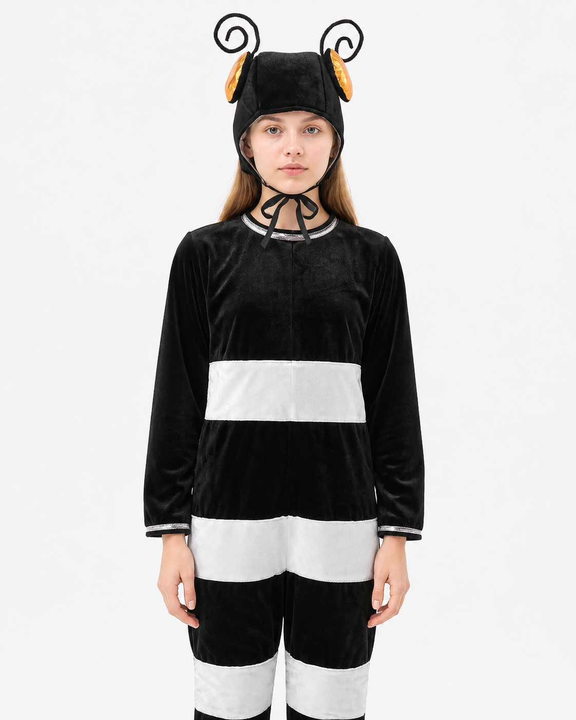Ant Costume with Antennae and Black-and-White Stripes Costumes detail 2