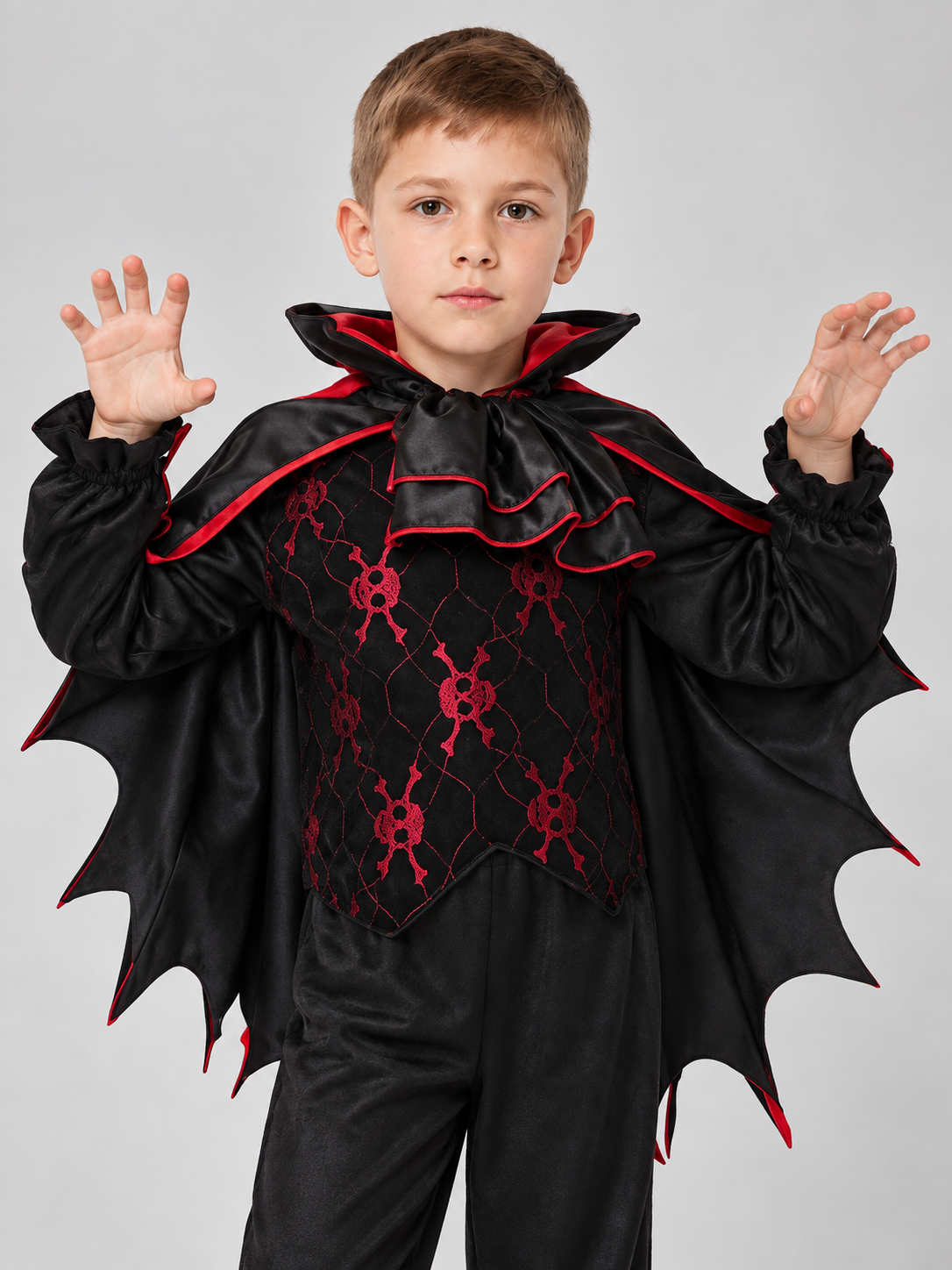 Children's Vampire Costume with Cape Costume Capes detail 2