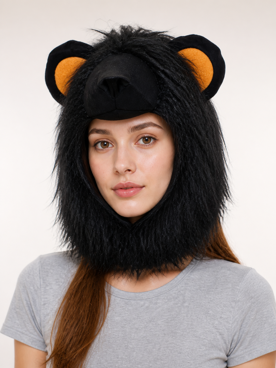Black Lion Carnival Headwear for Halloween Costumes detail 2