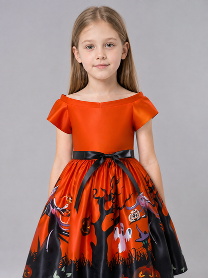 Kids' Halloween Costume Dress with Hat Costume Dresses detail 2