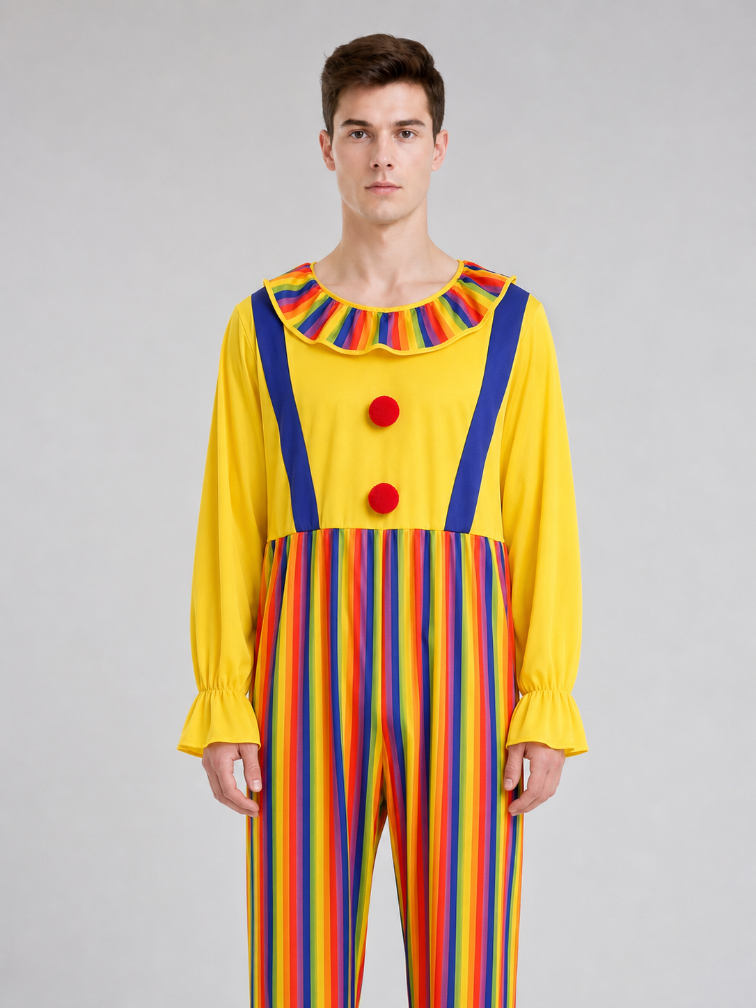 Clown Costume for Carnival and Stage Performances