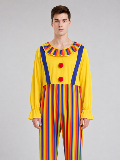 Clown Costume for Carnival and Stage Performances