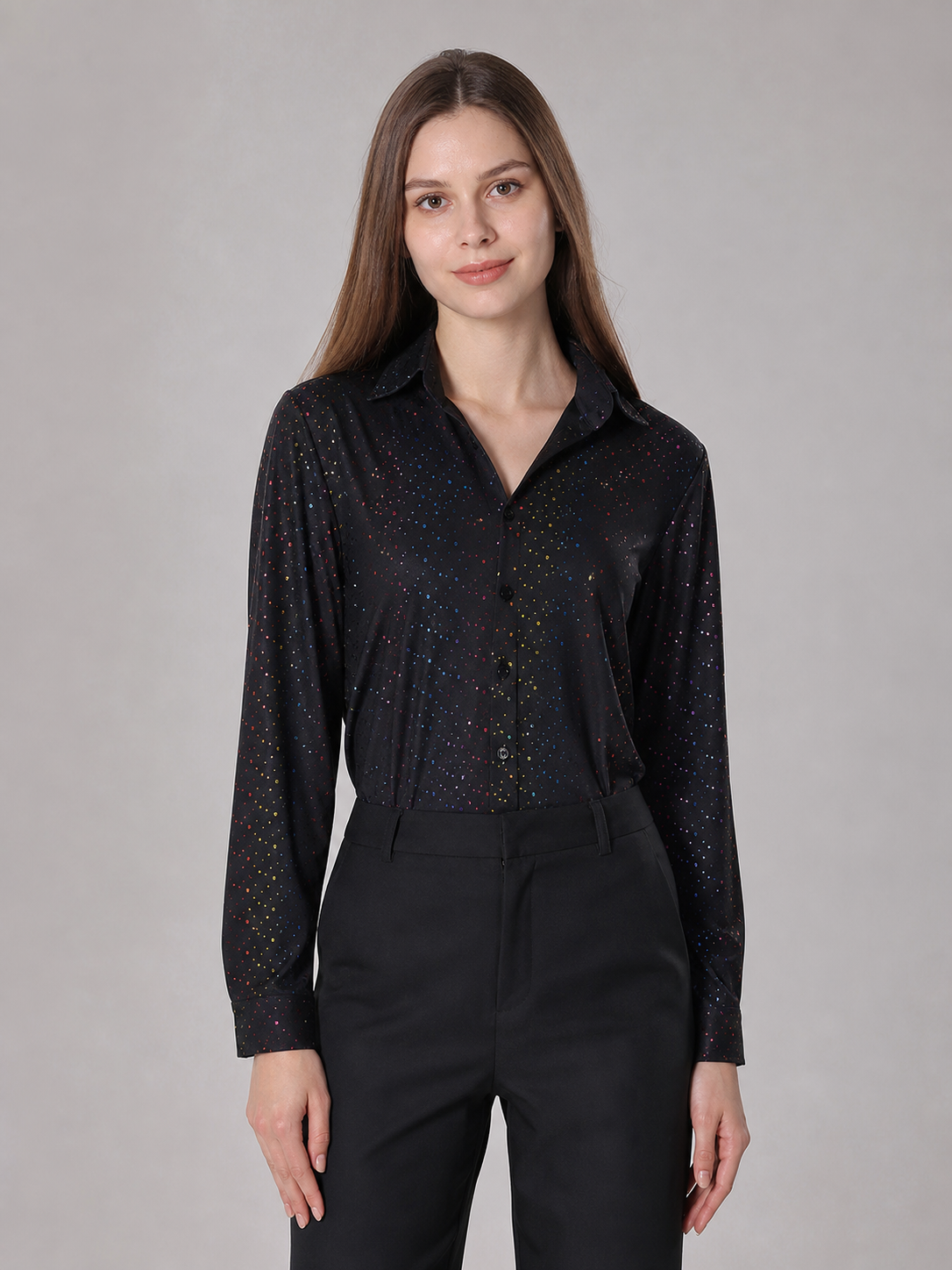 Retro disco-style stage performance costume. The set includes a black Costumes detail 2