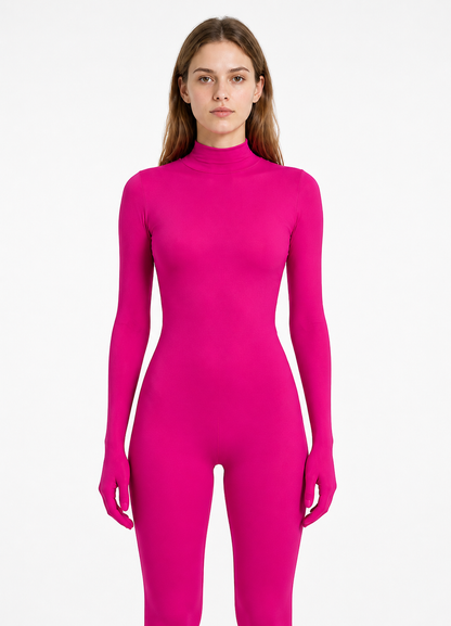 Form-Fitting Jumpsuit with Covered Hands and Feet product detail 3