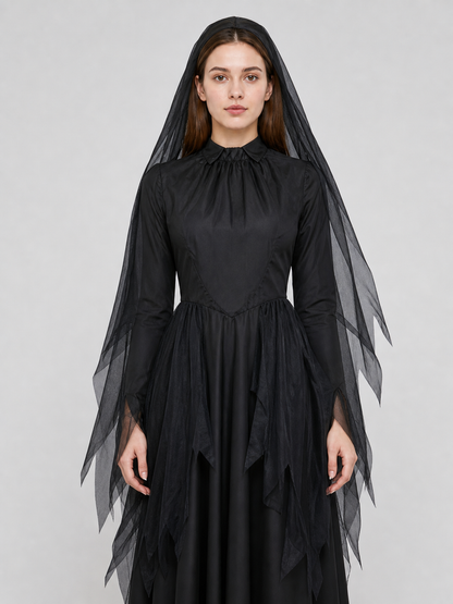 Gothic hooded costume for Halloween and parties