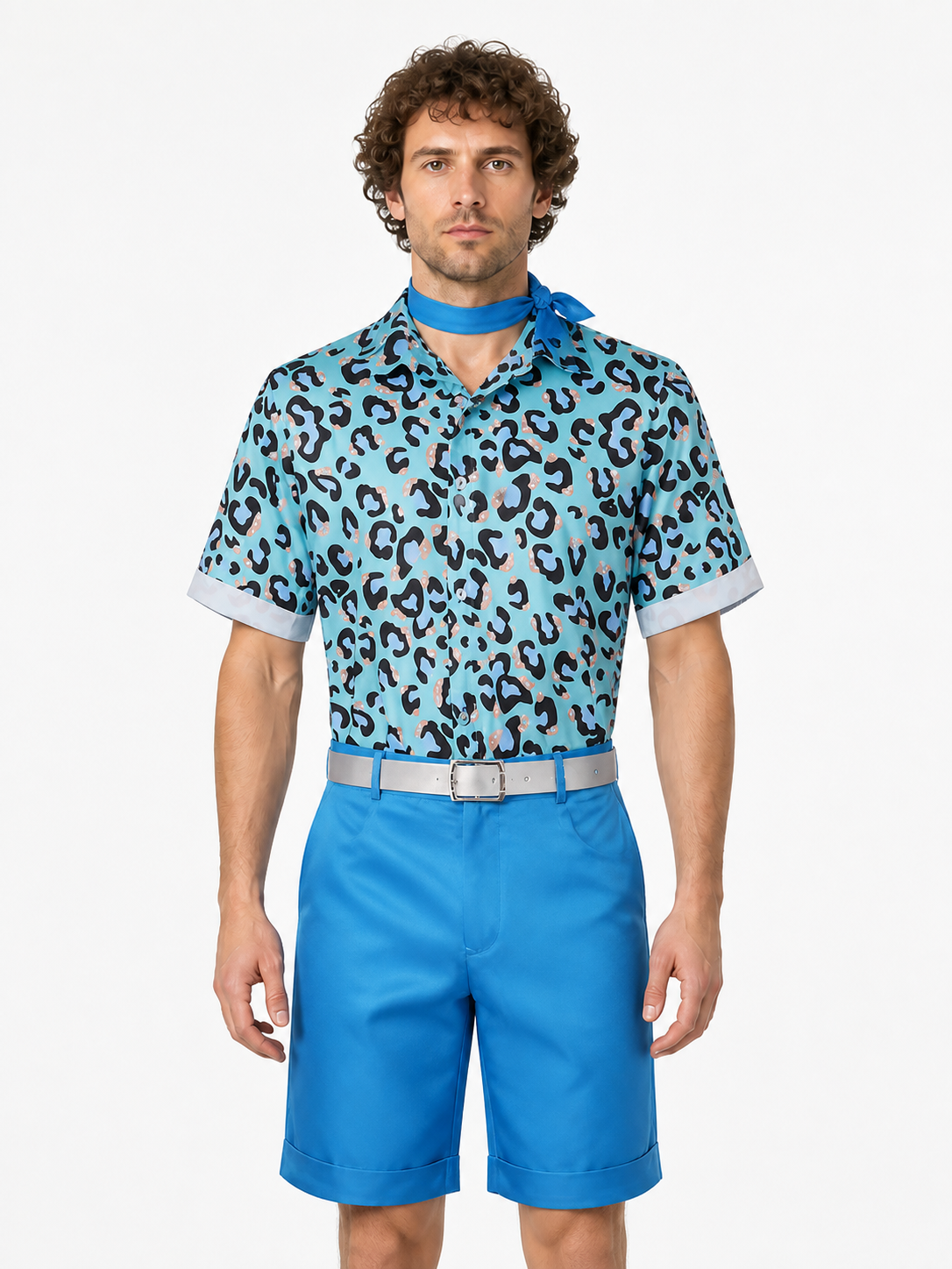 Cosplay Costume: Shirt, Shorts, Belt, and Scarf Costumes detail 3