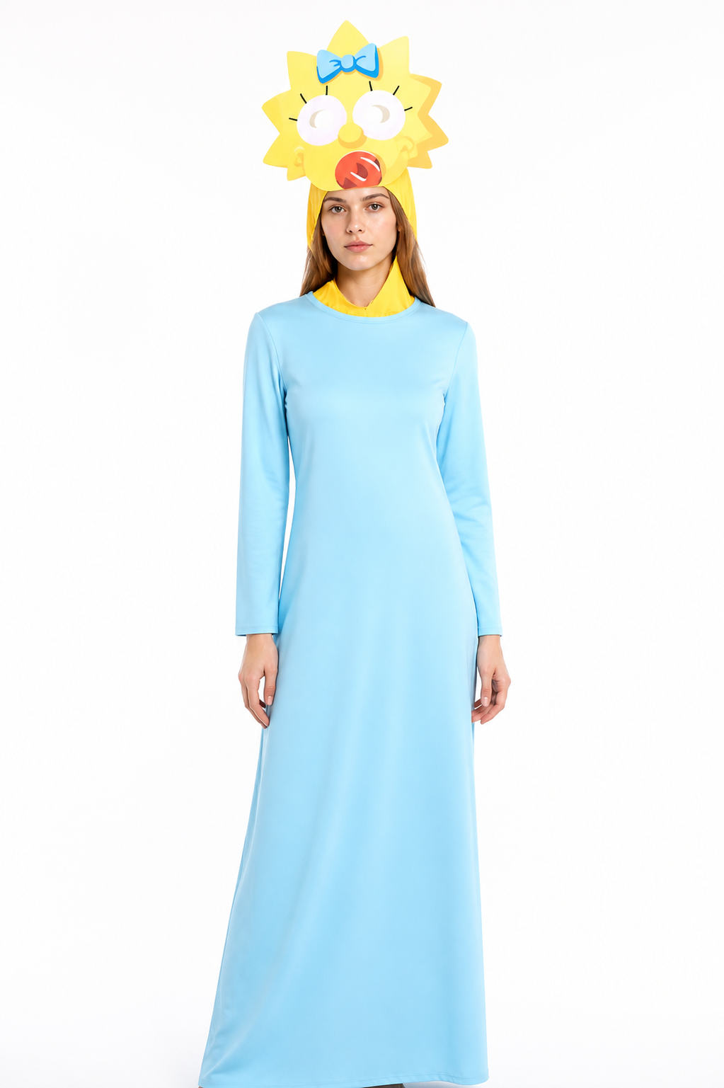 Maggie Simpson Carnival Costume with Headpiece Costume Headwear detail