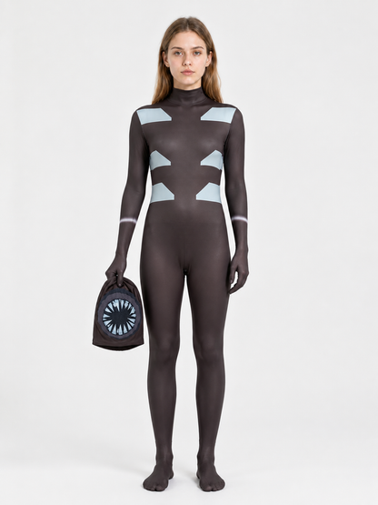 Doors jumpsuit costume with mask for cosplay Costume Masks detail 3