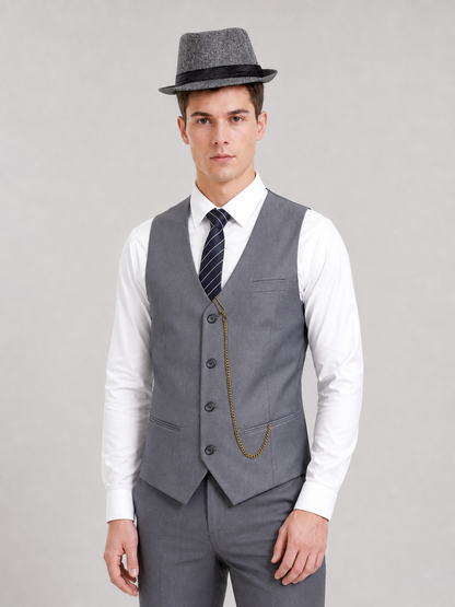 Retro Set: Vest, Shirt, Hat, and Accessories