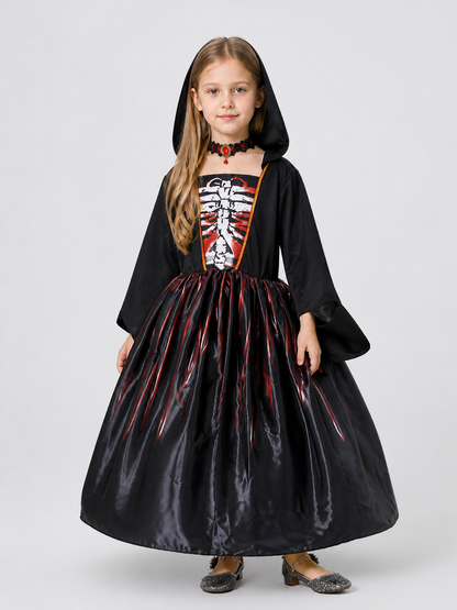 Children's Witch Costume Dress with Bloodstains Costume Dresses detail 3