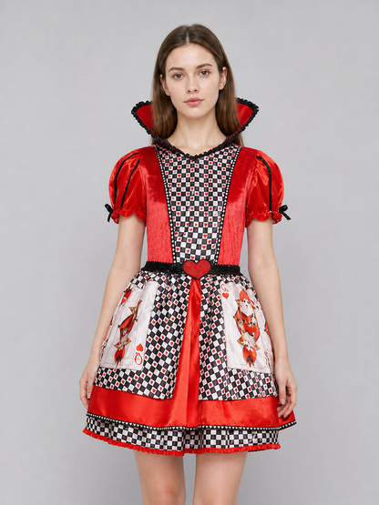 Theatrical Dress in a Card Suit Style