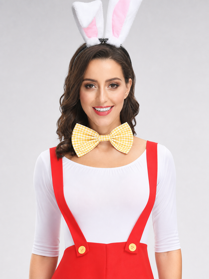 Cosplay costume with ears and red shorts
