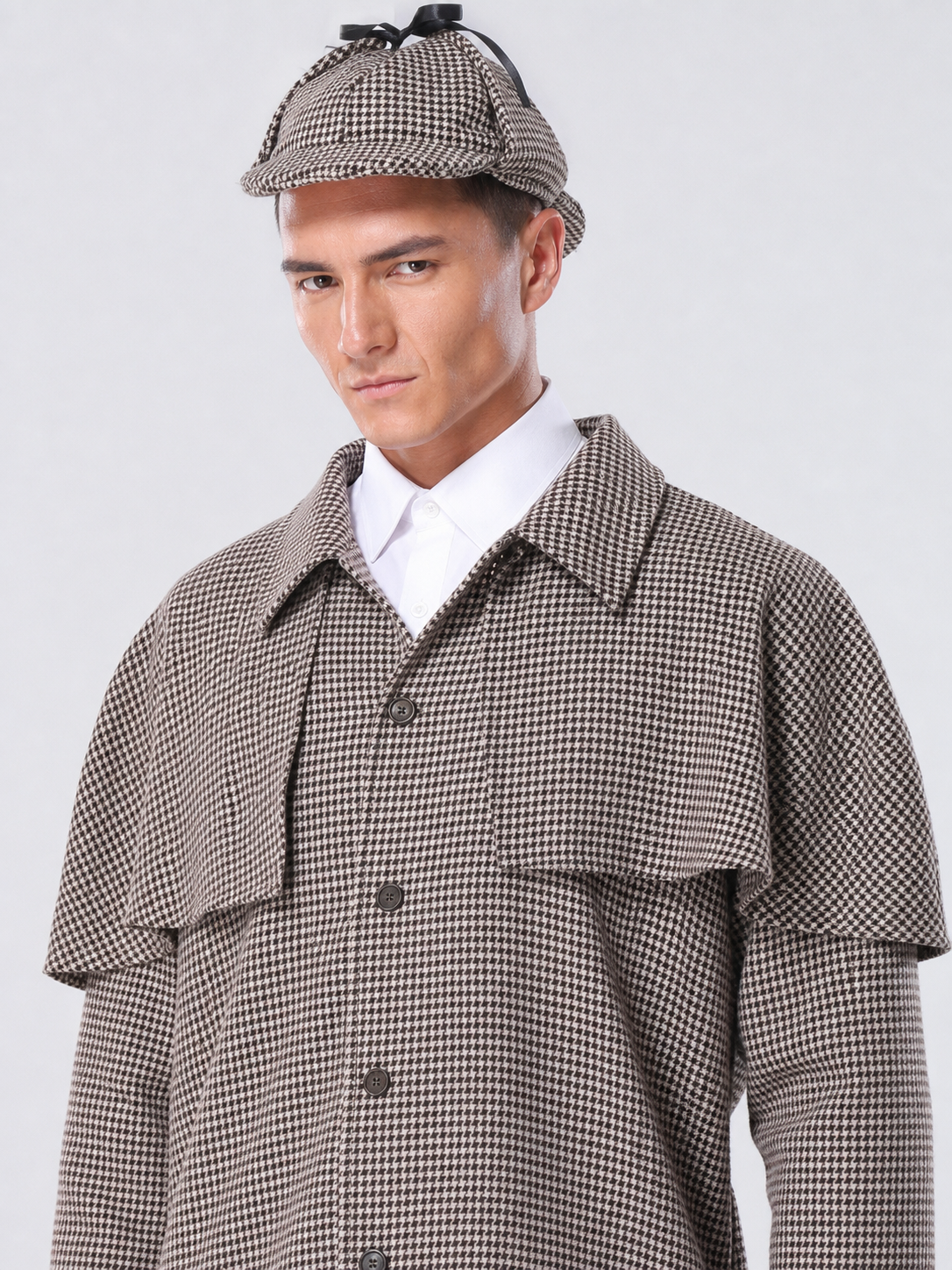 Sherlock Holmes Costume: Black-and-White Checkered Coat