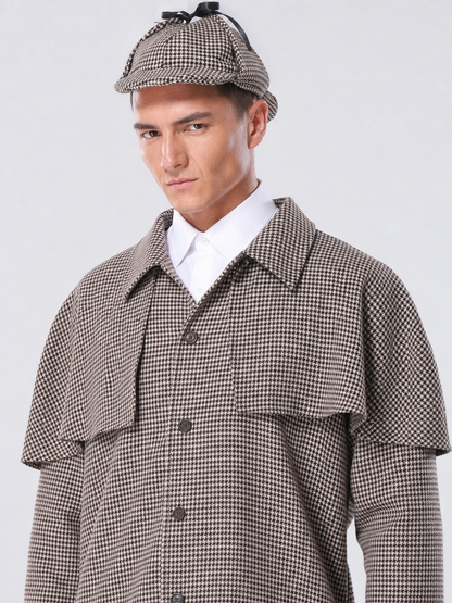 Sherlock Holmes Costume: Black-and-White Checkered Coat