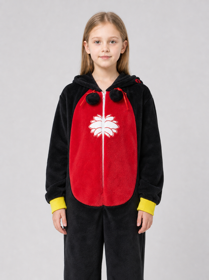 Carnival Hooded Jumpsuit Costume