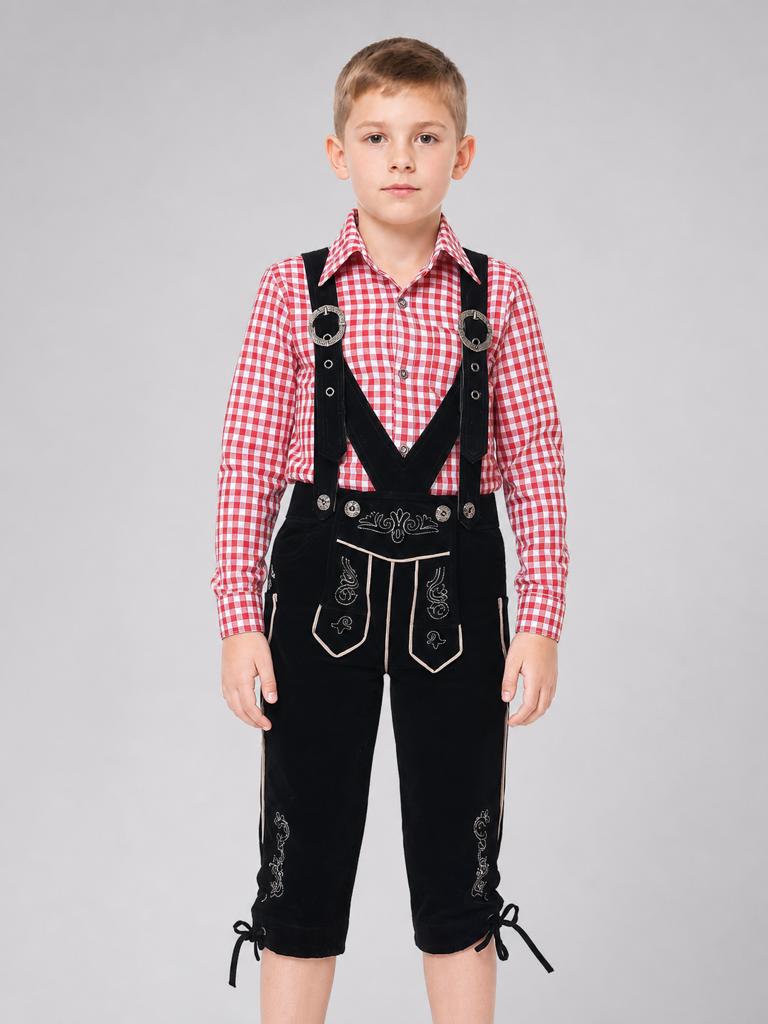Carnival costume: plaid shirt and pants