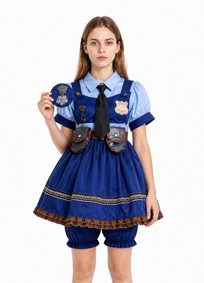 Police Uniform Dress Costume for Cosplay Costume Dresses detail 3