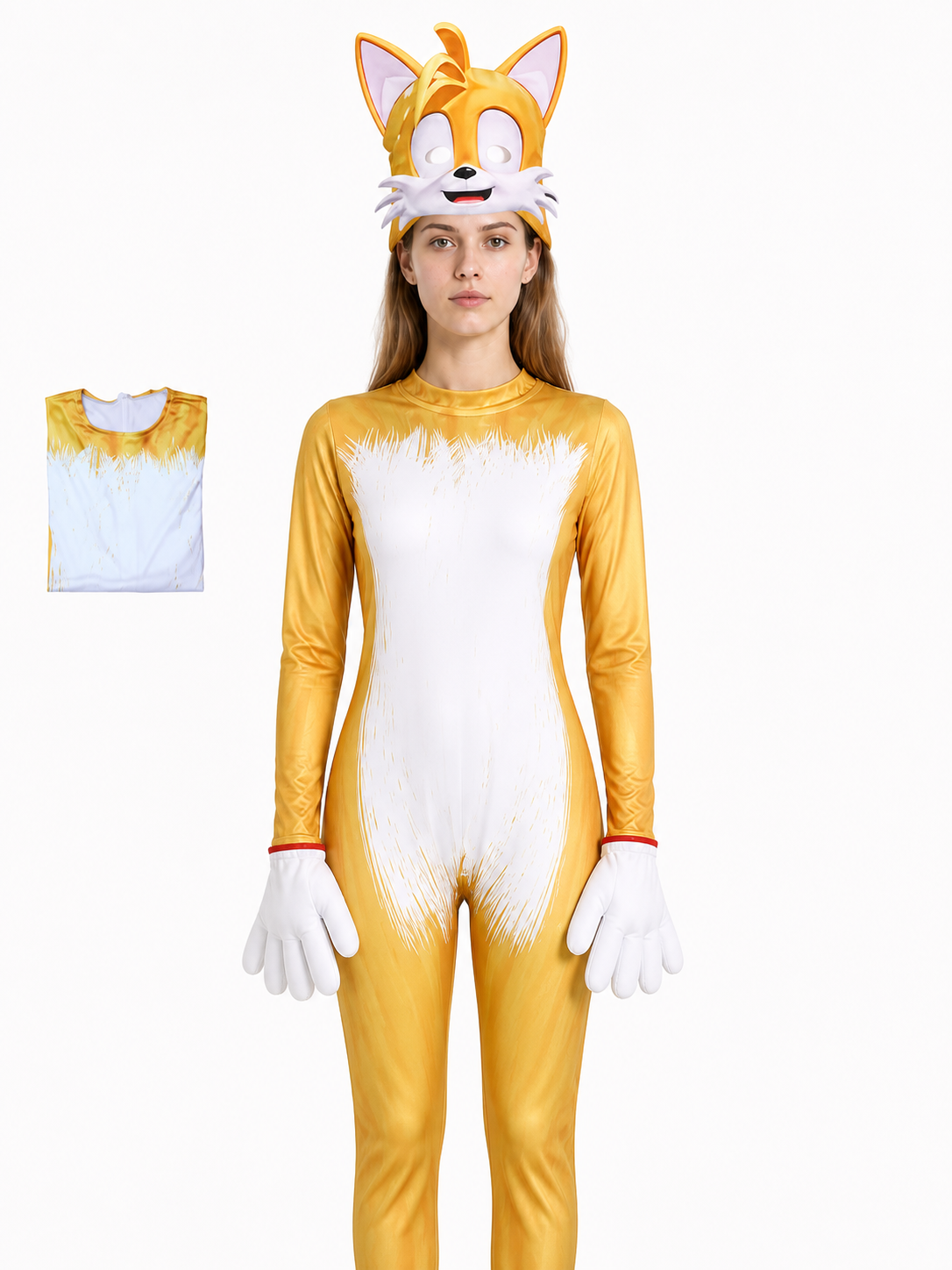 Tails Jumpsuit with Cosplay Accessories Costume Accessories detail 3