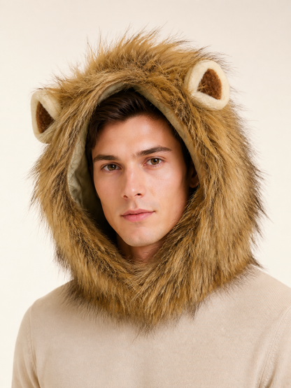 Halloween Carnival Lion Headwear Costumes detail 2