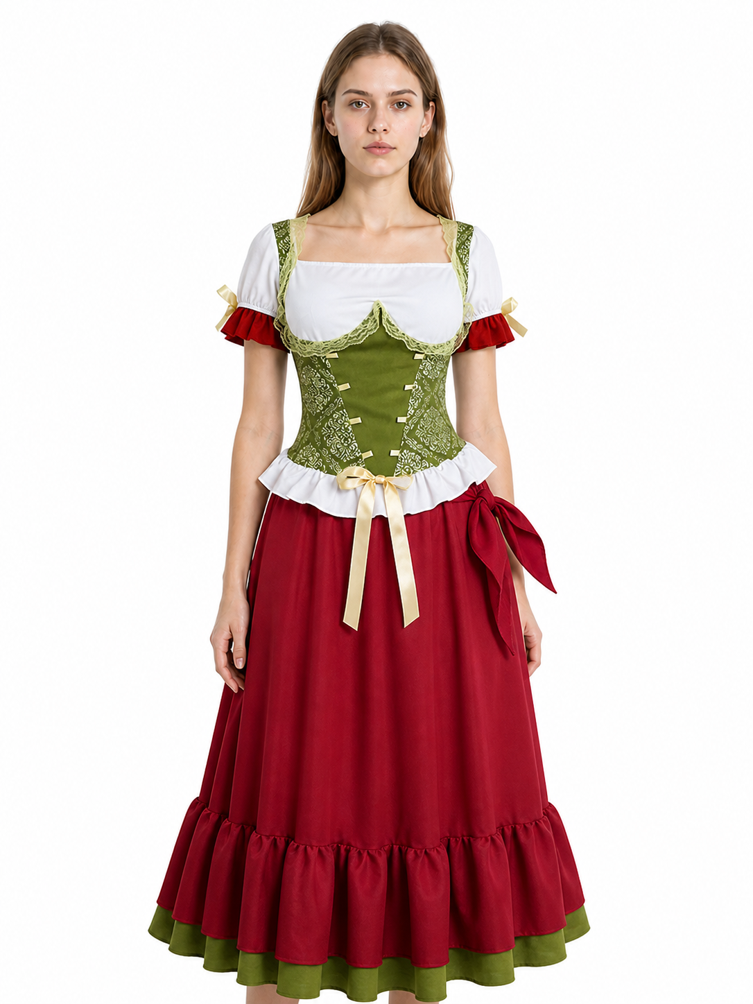 Retro-Style Corset and Lace Costume Costumes detail 3