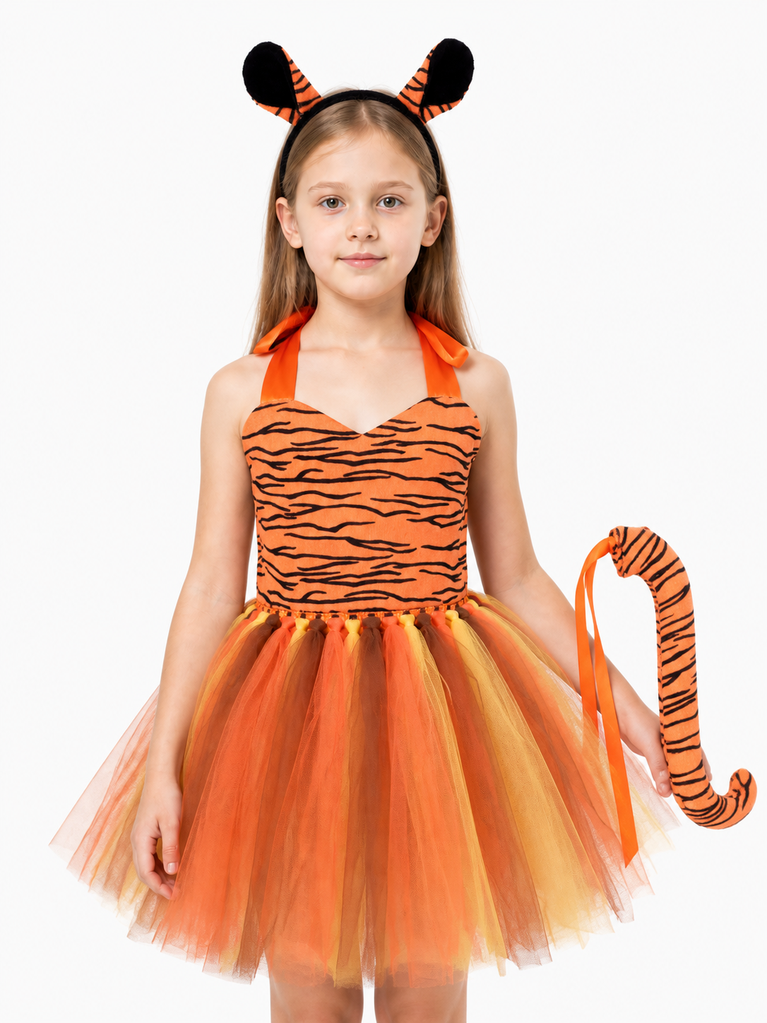Tiger Costume with Full Skirt, Ears, and Tail Costumes detail 3
