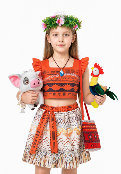 Moana Children's Costume with Accessories for Parties Costume Accessories detail 3