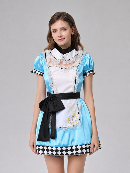 Alice Stage Costume with Apron for Cosplay